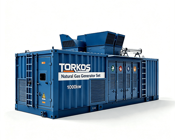 Natural Gas Generator Set: 1000 KW  -  Model TOKGG1000SL